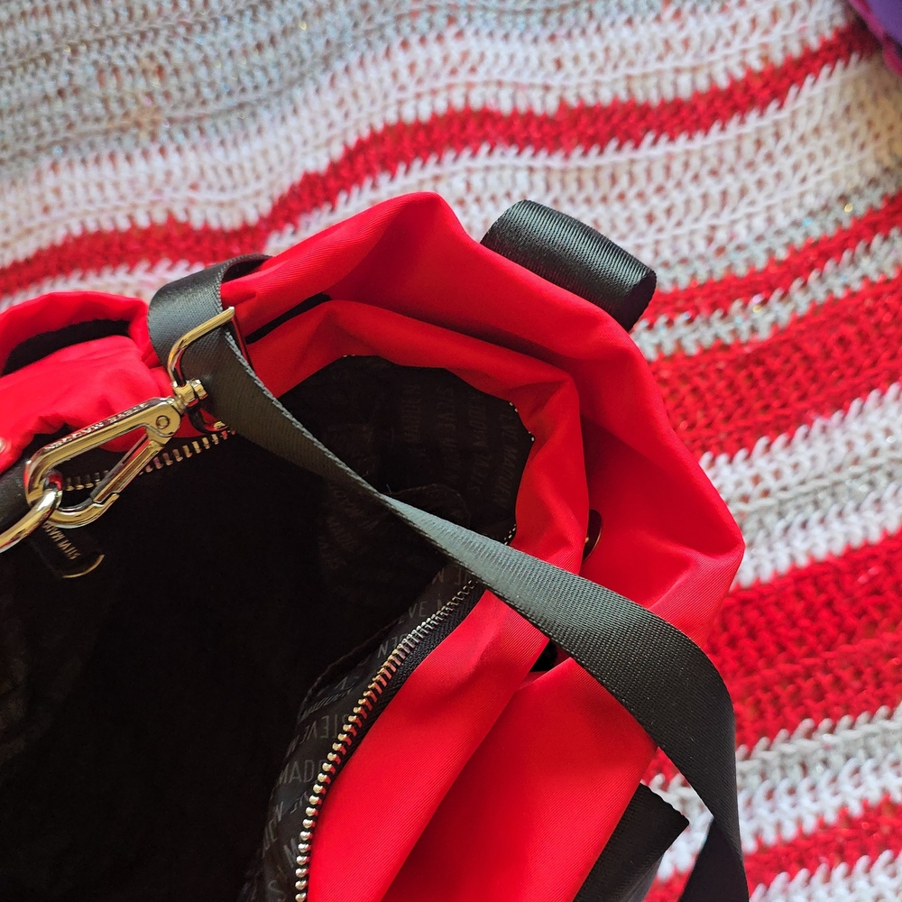 Steve Madden Quilted Bright Red Tote - Picture 5 of 10